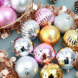34-Piece Christmas Ball Ornament Set