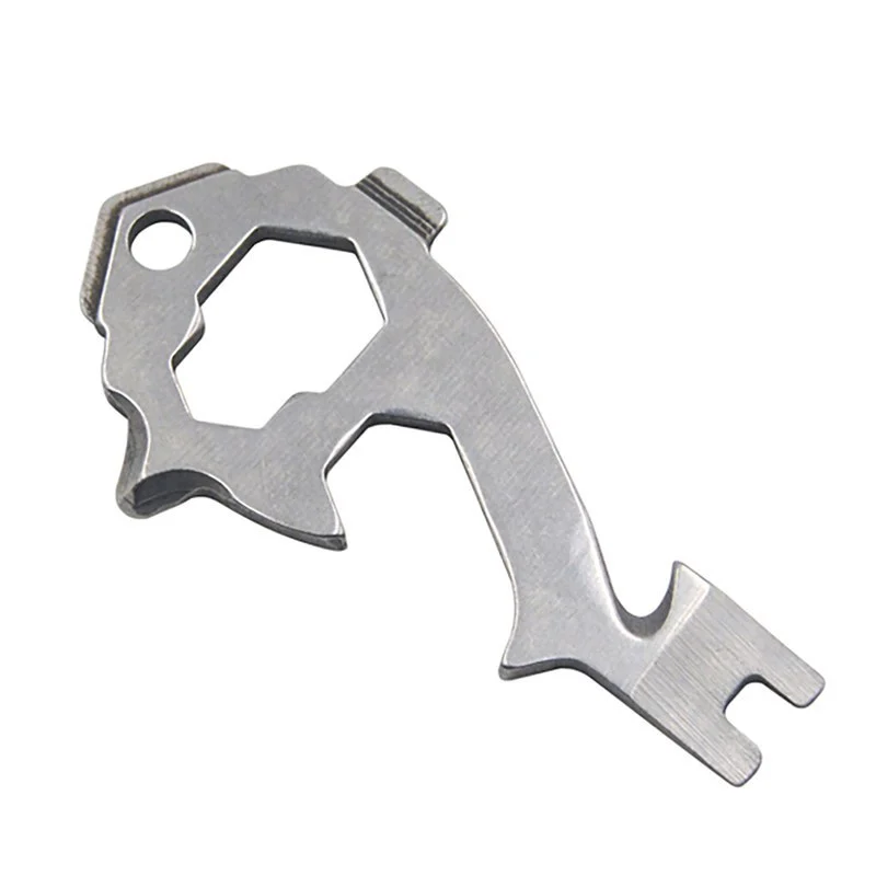 20-in-1 Stainless Steel Keychain Multi-Tool, Pocket Wrench, Screwdriver and Bottle Opener - Image 7