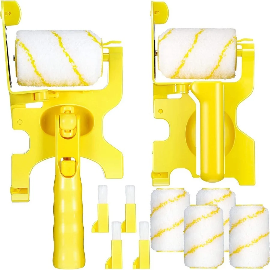 Paint Roller Edger with Long or Short Handle, Clean-Cut Wall and Ceiling Corner Painting Tool - Image 5