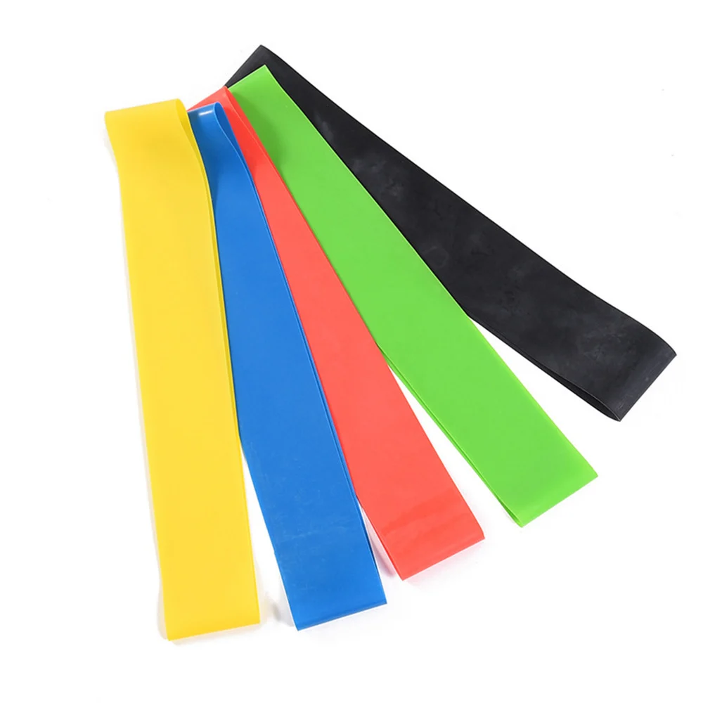 Resistance Loop Bands Set with 5 Levels and Storage Bag, Latex Exercise Bands for Home Workouts - Image 6