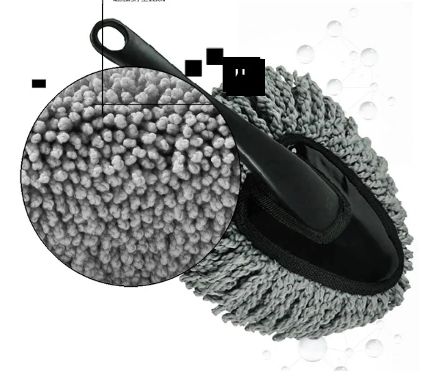Mini Microfiber Car Duster, Soft Interior Cleaning Brush for Dashboard, Vents and Screens - Image 2