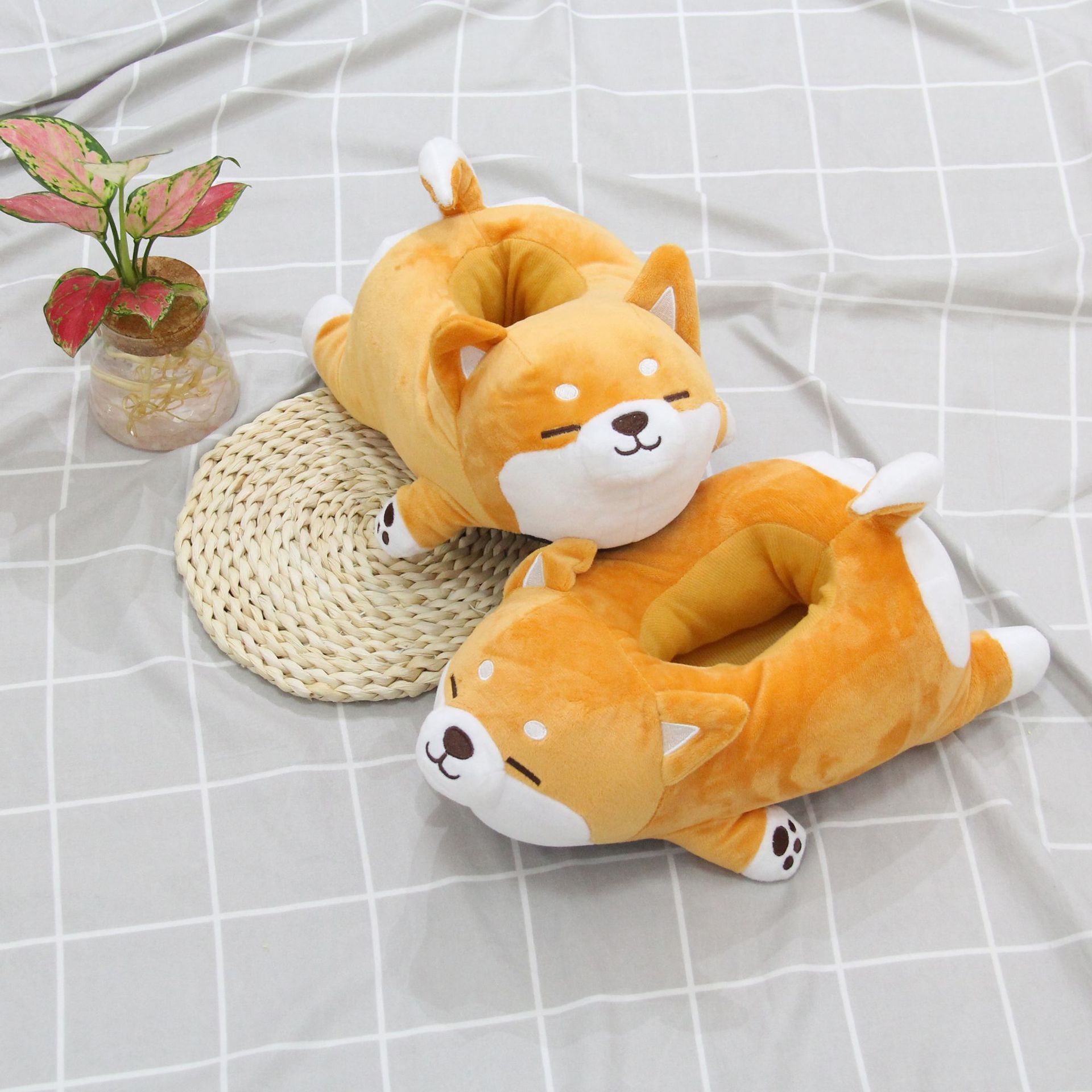 Plush Corgi House Slippers - view 3
