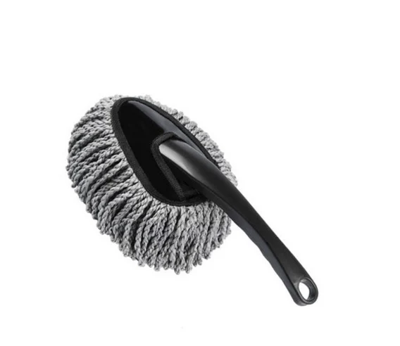 Mini Microfiber Car Duster, Soft Interior Cleaning Brush for Dashboard, Vents and Screens