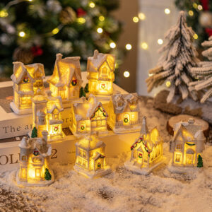 LED Christmas Village House Decoration