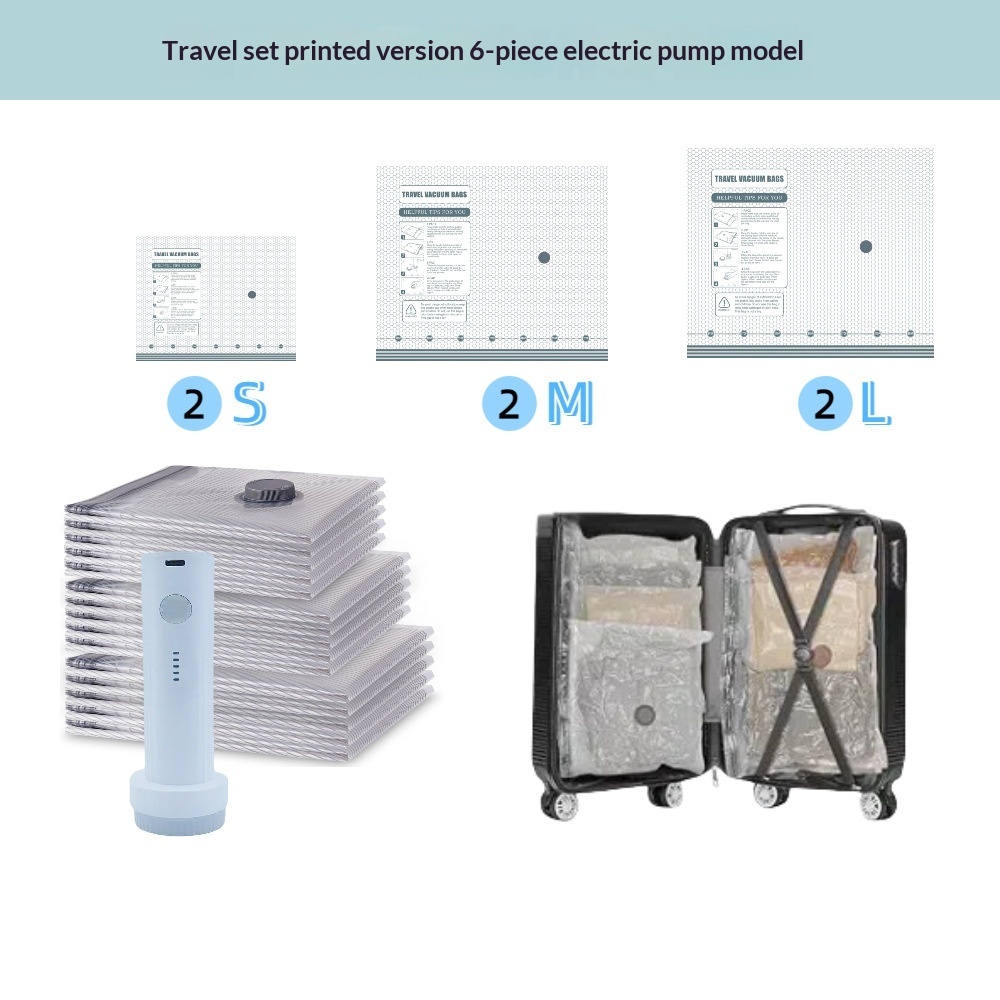 Vacuum Compression Storage Bags Set - Image 7