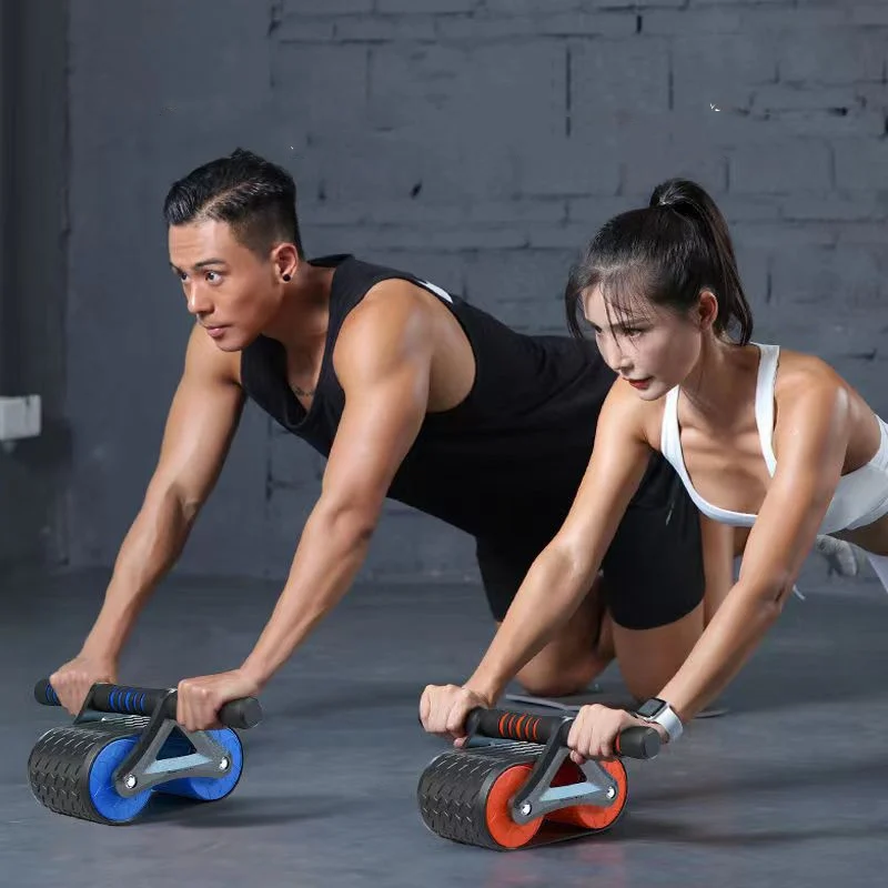 Double Wheel Ab Roller with Automatic Rebound, Core Exercise Wheel for Home Workouts - Image 5