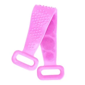 Silicone Back Scrubber Belt for Shower, Double-Sided Body Brush