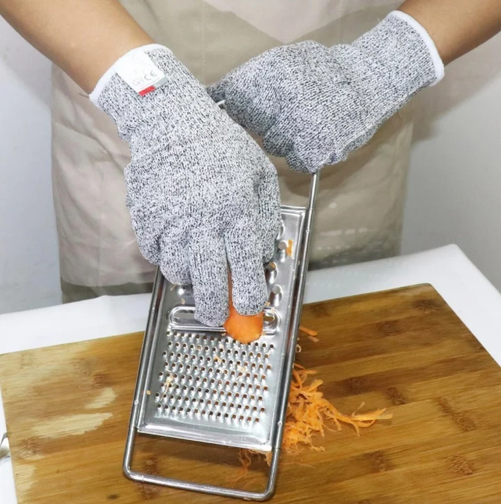 Cut-Resistant Work Gloves, HPPE Safety Gloves for Kitchen, Woodworking and Glass Handling - Image 2