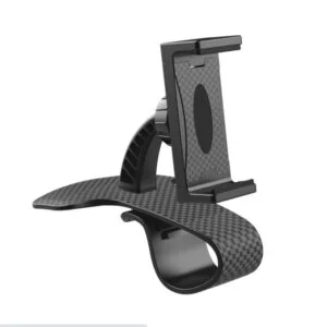Dashboard Phone Holder for Car, Stretchable Clip Mount with 360 Degree Rotation