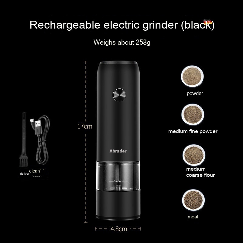 Rechargeable Electric Salt and Pepper Grinder Set - view 7