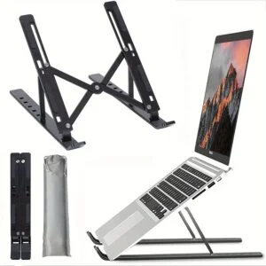 Portable Laptop Stand, Foldable Tablet Holder with 7 Height Settings