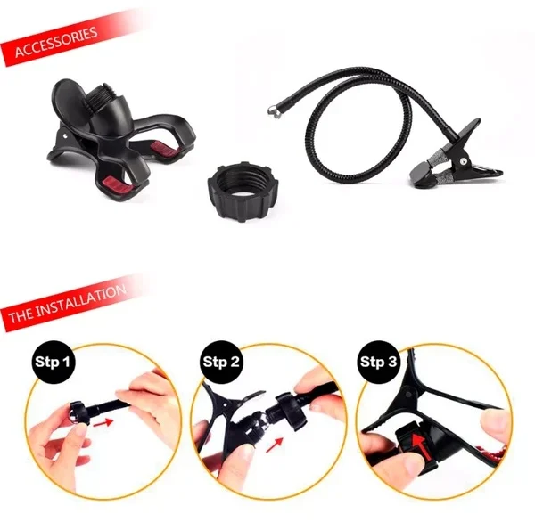 Gooseneck Phone Holder, 29.5 Inch Flexible Clamp Stand for Bed and Desk - Image 5