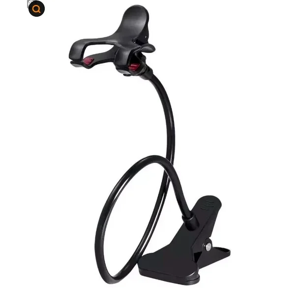 Gooseneck Phone Holder, 29.5 Inch Flexible Clamp Stand for Bed and Desk - Image 4