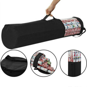 Christmas Wrapping Paper Storage Bag