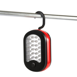 Magnetic LED Work Light with Hook, Compact 27 LED Flashlight