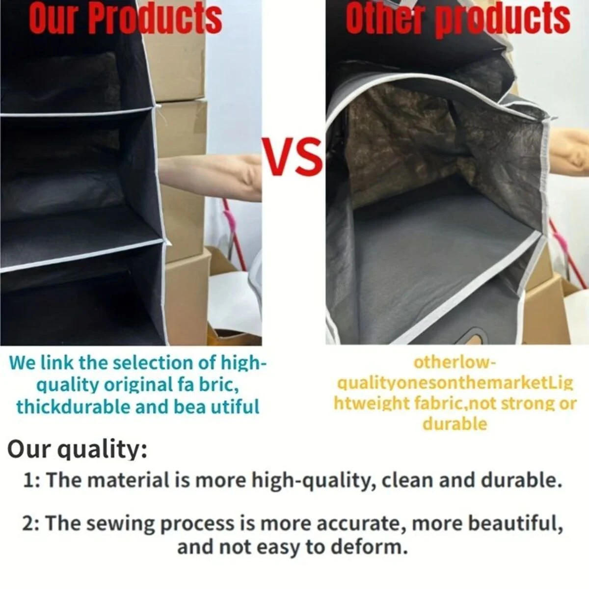 Collapsible Car Trunk Organizer with Lid - view 6